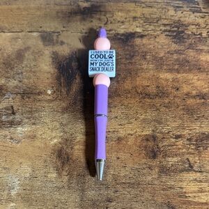 Purple and Pink Dog Lover Pen